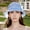 Blue, variant on Women Summer Sun Hat Temperament Versatile Lightweight Basin Bride Wedding Tea Party Outdoor Elegant Beret Beige M