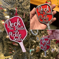 thumbnail image 4 of New Arrivals Pickleball Christmas Ornament, Deck The Hall with Pickle Balls , Hanging Tree Accessories, 4 of 6