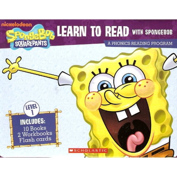 Pre-Owned Learn to Read with Spongebob Level 1 (Learn to Read with Spongebob: A Phonics Reading Program, Level 1) Paperback