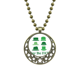 thumbnail image 1 of Sombrero Verde chiste chino suerte Colgante Estrella Collar Luna Cadena Joyas Unbranded M, 1 of 3