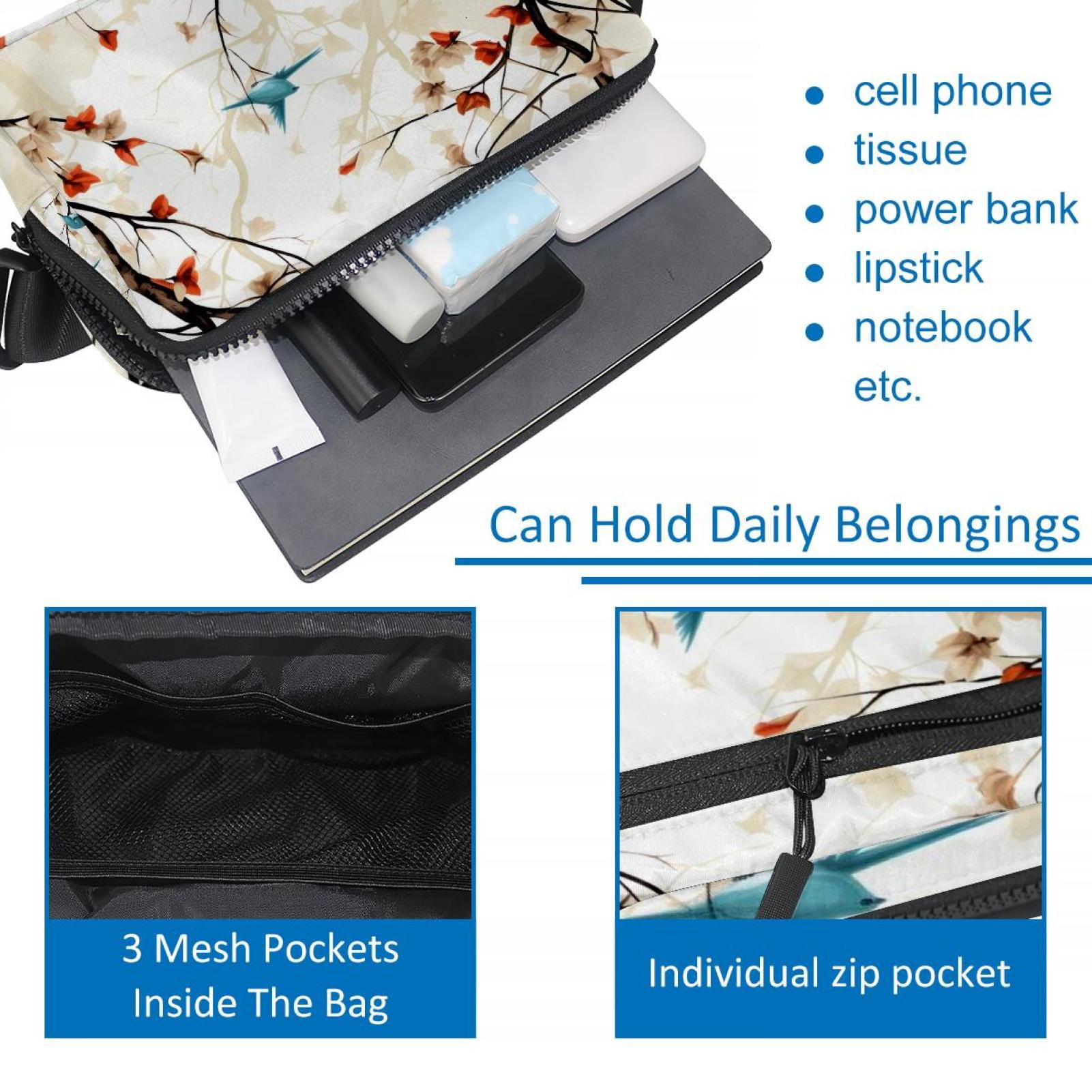 Tree Lightweight Adjustable Running Belt with Extension Strap - Unisex Fanny Bag Crossbody Bag Cross Body Bag