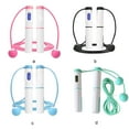 thumbnail image 2 of Skipping Rope Electronic Cordless Jumping Rope Digital cordless jumping rope electronic Counting Skipping Cord Fitness Equipment, Pink White, 2 of 9