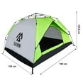 thumbnail image 2 of Intexca Tente de Camping Légère pour 1 à 2 Personnes avec Sac de Transport - Installation Rapide, Imperméable, Tente Compacte pour la Randonnée et l'Extérieur, 2 of 6