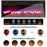 Walmart Black Friday Deals 2025 - Waleaf LED Light Fireplace TV Stand, with 36''Fireplace for TVs up to 80 inch - Walmart.com