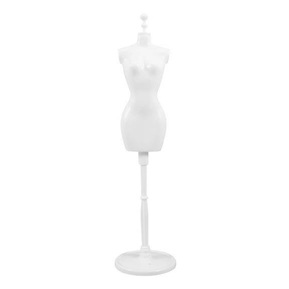 NIAIZEK Versatile White Plastic Mannequin Stand for Home and Store Displays