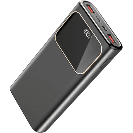 Portable Charger, 20000mah Power Bank, 22.5W Fast Charging Battery Pack with Usb-c/Usb-a Output, Digital Display Portable Phone Charger for iPhone 17/16/15/14/13 Pro Samsung Google LG iPad AirPods