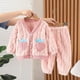 thumbnail image 1 of Conjunto de pijama de felpa para niños, ropa de dormir bonita, 2 piezas, pijama de Navidad, ropa para el hogar, tiburón, 1-3 años, Invierno, 1 of 4