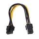 thumbnail image 2 of Cable de alimentación del adaptador del ABS 1 Pedazo 6 Pines Cpu Tarjeta Gráfica Cable de Extensión Accesorios Magideal Cable de alimentación del adaptador del ABS, 2 of 7