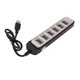 thumbnail image 5 of Hub USB Plug and Play Hub USB de 7 puertos ABS Versátil Ligero para medios, 5 of 8