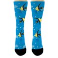 thumbnail image 4 of ThisWear Sea Animal Socks Fish Socks Sea Creature Gifts Ocean Themed Gifts 2-Pair Novelty Crew Socks, 4 of 5