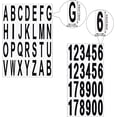 thumbnail image 2 of 10 Sheets Number Stickers Mailbox Letters Black Vinyl Alphabet Number Stickers, 2 of 5