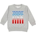 thumbnail image 2 of Inktastic USA in Red, White, and Blue Toddler Sweatshirt, 2 of 4