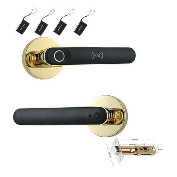 Fingerprint Door Lock for bedroom Biometric door Handle knob lock Tuya Keyless Smart Electric Security Locks ,Flexible Password Options