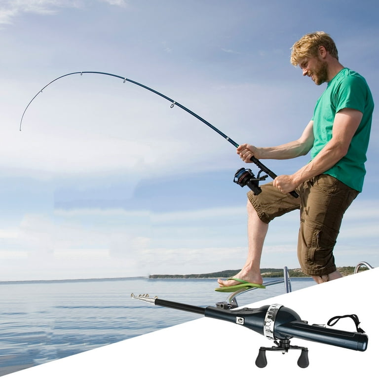 Sportteer Folding Fishing Rod Collapsible Fishing Pole Folding