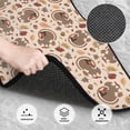 thumbnail image 3 of Wukai Cute Autumn Turkey Front Car Floor Mats Four-Piece Set Front & Rear Universal Car Floor Mats for SUVs, Trucks, Sedans, 3 of 7