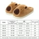 thumbnail image 2 of Pantuflas de capibara de peluche, cómodas y antideslizantes para hombre y mujer (caqui, tallas 44-45), 2 of 9