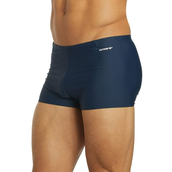 Sporti Solid Swim Square Leg Swimsuit, Briefs (Men’s)