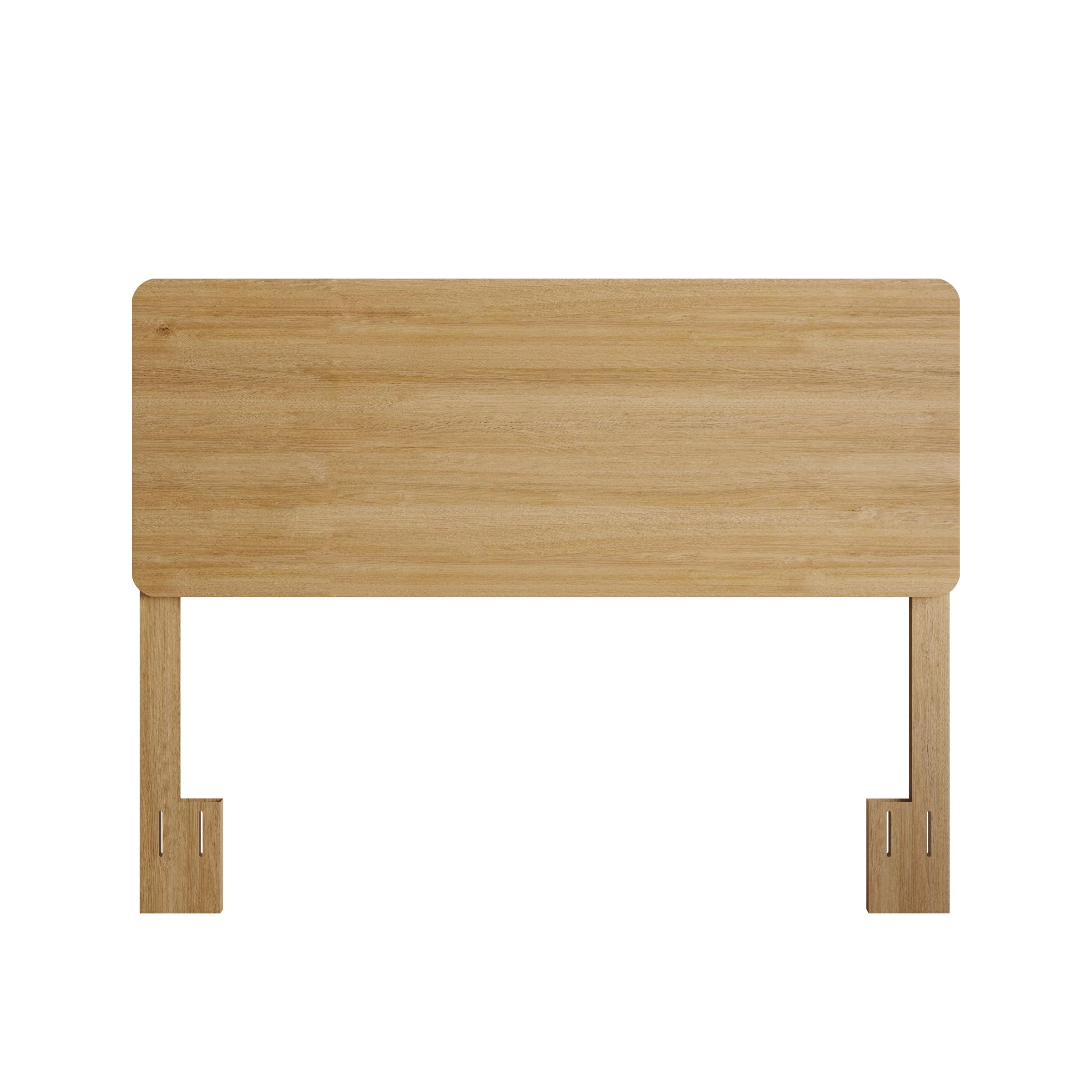 Home Design Keokuk Twin Headboard with Minimalist Design & Easy Installation, Light Oak, Easy Assembly