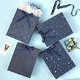 thumbnail image 2 of 4 Pack 13" Large Size Gift Bags Assorted Premium Blue Gift Bags with Tissue Paper Use for Birthdays, Baby Shower,weddings,Party Favor, Holiday Presents-10" X 5" X 13", 2 of 9