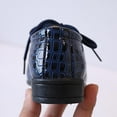 thumbnail image 2 of Celivon Toddler Boys Leather Shoes New Pattern Pointed Low Heel Comfy Lace Up Dress Dance Performance Shoes Size 12 T, 2 of 9