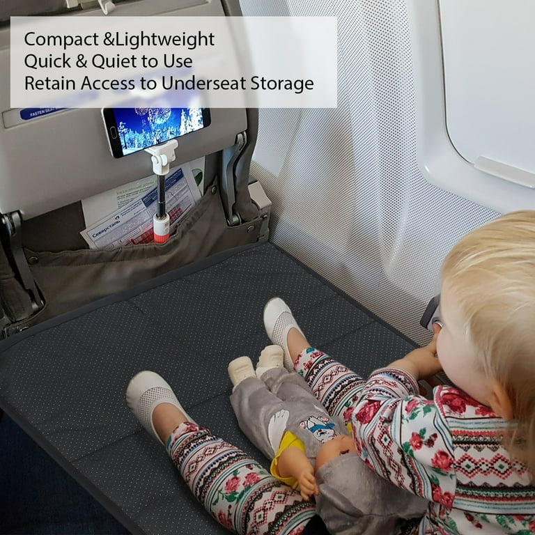 Airplane Seat Extender for Kids Toddler Airplane Bed Airplane Travel  Essentials Airplane Footrest Leg Rest for Children to Lie Down on The Plane