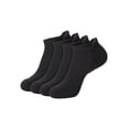 thumbnail image 4 of Hanes Moves Impact Zone Men's Cushioned Socks Pack, 4-Pair , X-Temp, Heel-Shield, Moisture Wicking Black 6-12, 4 of 4