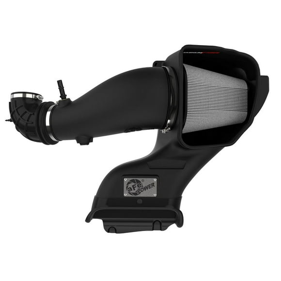 Advanced FLOW Engineering Cold Air Intake 54-13080D Magnum FORCE PRO DRY S Stage 2; Black Plastic Tube; White Pro Dry S Filter; With Heat Shield
