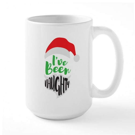 CafePress - I've Been Naughty Large Mug - 15 oz Ceramic Large White Novelty Mug