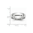 thumbnail image 2 of Cobalt Chromium Half Round Polished 5mm Band Ring Size 9.5 Ring for Women and Men, 2 of 2