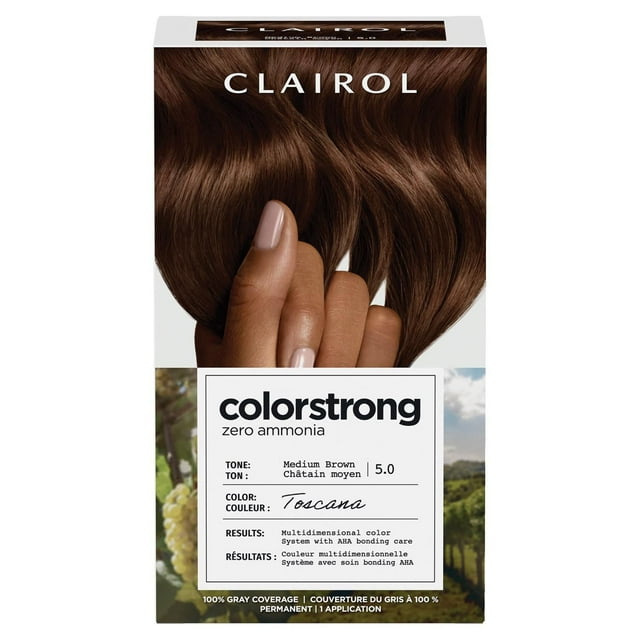 ColorStrong Permanent Hair Dye, AHA Bonding System in every step helps reinforce internal hair structure