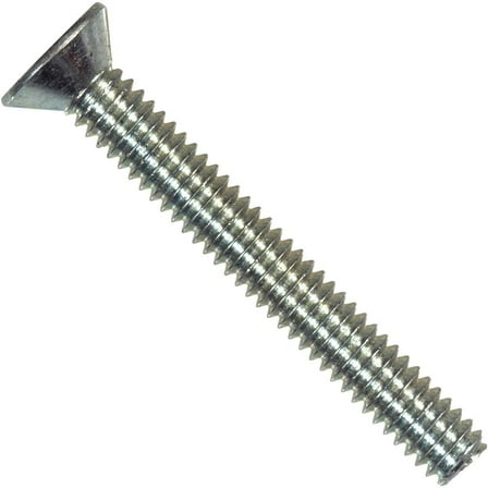 Hillman No. 6-32 in. x 1 in. L Phillips Flat Head Zinc-Plated Steel Machine Screws 100 pk