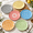 Moroccan Geometric-8 inch, variant on Dinner Plates Set Of 6 10 Inch Scratch Resistant Ceramic Dishwasher Andwave Safe Pasta Plate Salad For Main Course Multicolor