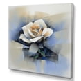thumbnail image 2 of Designart "Blue Rose Symphony" Floral Rose Wall Art Print, 2 of 5
