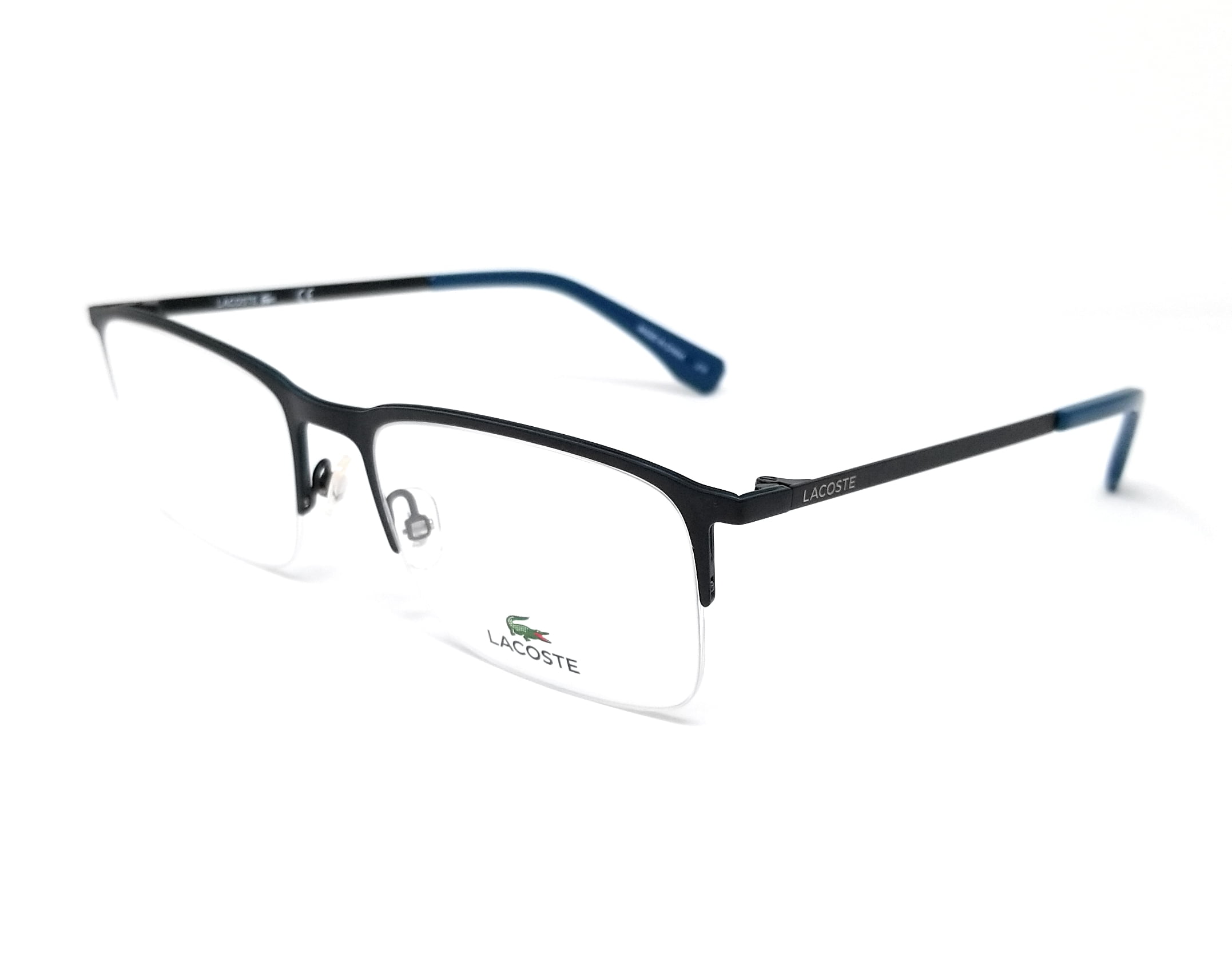 LACOSTE Eyeglasses L2241 002 Matte Black Rectangle Men's 55x19x140