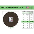 thumbnail image 2 of Curtis Wagner Plastics Corp. MA-1000 Fabric Plant Mat (10" Diameter, Walnut Brown, 5-Pack) - Round Fabric Plant Coasters - Use as Planter, Coaster or Pads for your Arts & Crafts, 2 of 8
