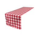 thumbnail image 1 of LA Linen TCcheck14x108-FuchsiaK49 Polyester à Carreaux de Table Runner&44; Blanc & Fuchsia - 14 x 108 Po., 1 of 3