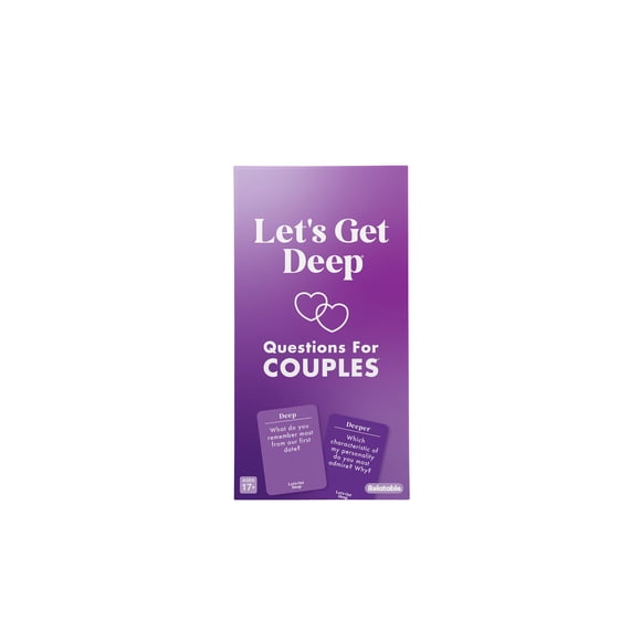 Let’s Get Deep par Relatable – Jeu de cartes pour couples avec 300 questions, idéal pour les soirées en amoureux et comme cadeau de couple