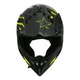 thumbnail image 2 of TCMT DOT Dirt Bike Helmet Full Face Adult Motorcross Helmet for Atv Offroad Street Dirt Bike Black Green Star XL Size, 2 of 7
