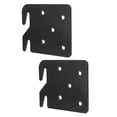 thumbnail image 1 of BESTYASH 2Ud Bed Rail Hook Brackets Black Metal Replacement Hardware for Home Bed Frame, 1 of 8