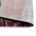 thumbnail image 6 of Masada Rugs Modern Contemporary Mat Area Rug, Red Grey Black (2 Feet X 3 Feet) Mat, 6 of 7
