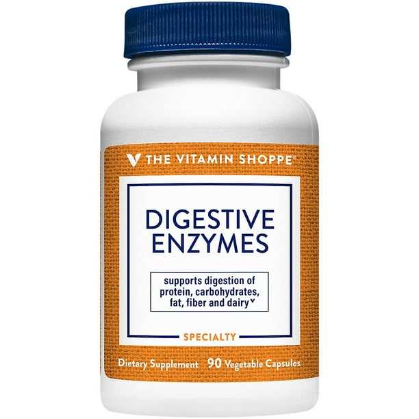 Digestive Enzymes PlantBased Digestive Formula, Promotes Digestion to