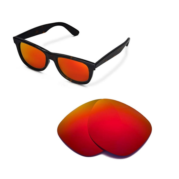 Walleva Walleva Fire Red Polarized Replacement Lenses For Ray Ban Rb2140 54mm Sunglasses Walmart Com Walmart Com