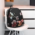 thumbnail image 5 of Pofeuu Butterfly with Fowers Print Laptop Backpack Travel Canvas Backpack for School Lightweight and Comfortable Backpack College Backpack Schoolbag, 5 of 6