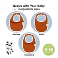 thumbnail image 4 of Paquete de 8 baberos orgánicos para bebés KeaBabies, suaves y absorbentes para recién nacidos, 4 of 9