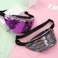 thumbnail image 4 of harmtty Fashion Mermaid Sequins Women's Casual Single Shoulder Waist Bag Bum Pouch, 4 of 8