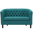 thumbnail image 2 of Modway Prospect Upholstered Fabric Loveseat in Teal, 2 of 5