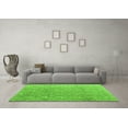 thumbnail image 3 of Ahgly Company Indoor Rectangle Abstract Green Modern Area Rugs, 7' x 9', 3 of 4
