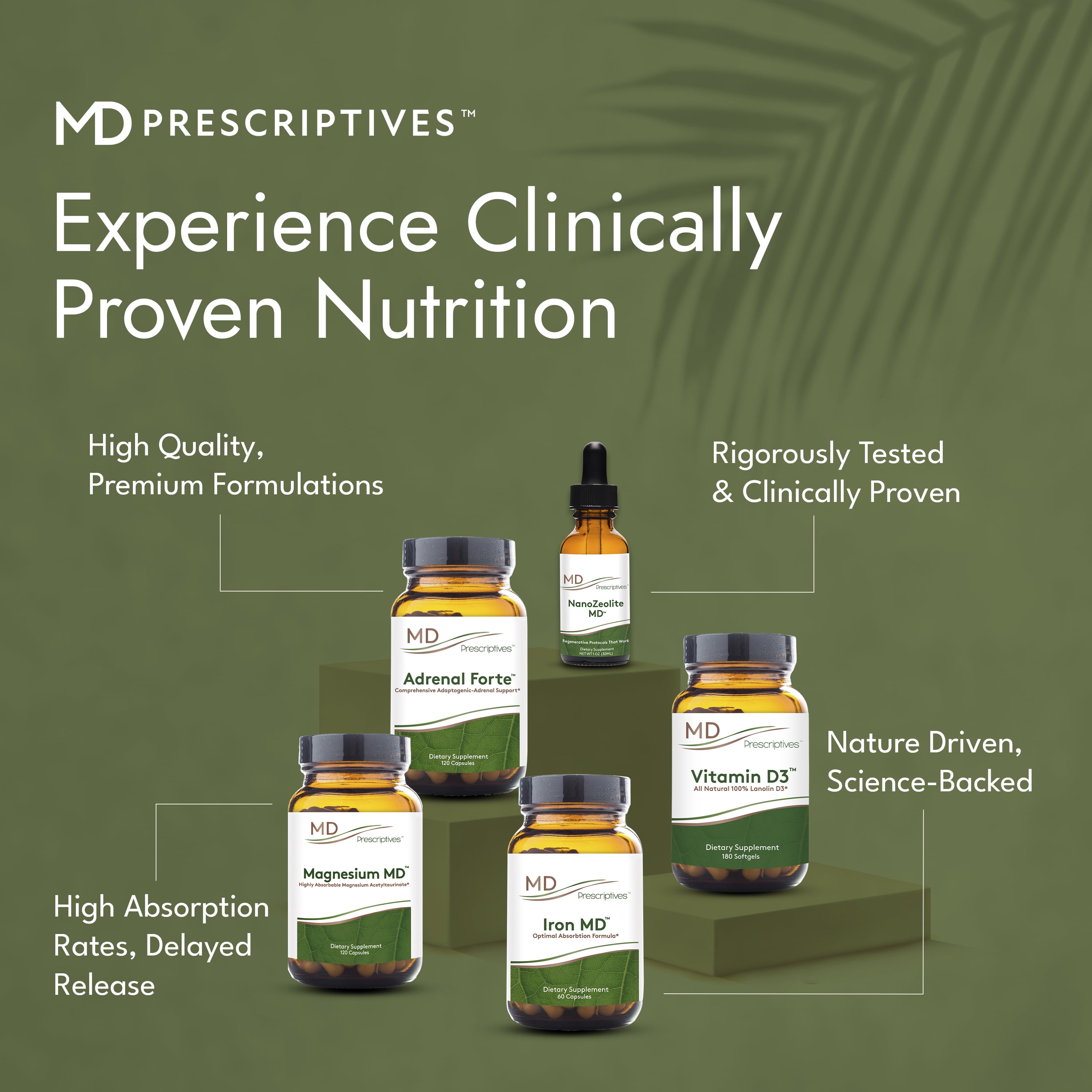 MD Prescriptives Vitamin D3 180 Gelcaps - Maximum Absorption for Strong Bones, Muscle & Immune Support, Non GMO Vegetarian Softgels, 125 mcg (5,000 IU)