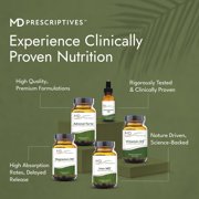 MD Prescriptives Vitamin D3 180 Gelcaps - Maximum Absorption for Strong Bones, Muscle & Immune Support, Non GMO Vegetarian Softgels, 125 mcg (5,000 IU)