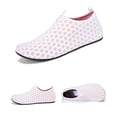 thumbnail image 5 of lnmuld Men Women Water Shoes Non Aqua Socks Solid Color for Beach Pool Surf Yoga Snorkeling Color:Pink,Size:10, 5 of 6